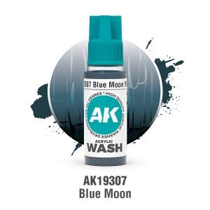 AK Interactive Acrylic Wash: Blue Moon Wash 18ml - AK19307
