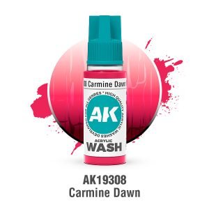 AK Interactive Acrylic Wash: Carmine Dawn Wash 18ml - AK19308