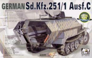 AFV Club 1/35 German Sd.Kfz.25 Ausf.C Half-Track - 35078
