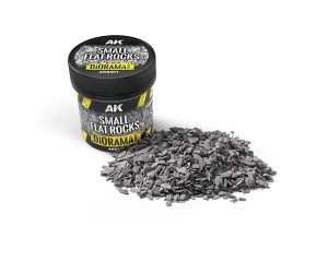 AK Interactive Dioramas: Small Flat Rocks 100ml - AK8301