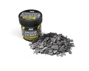AK Interactive Dioramas: Angular Flat Rocks 100ml - AK8303