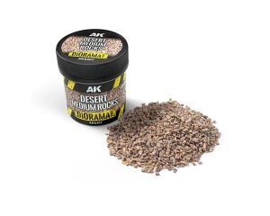 AK Interactive Dioramas: Desert Medium Rocks 100ml - AK8307