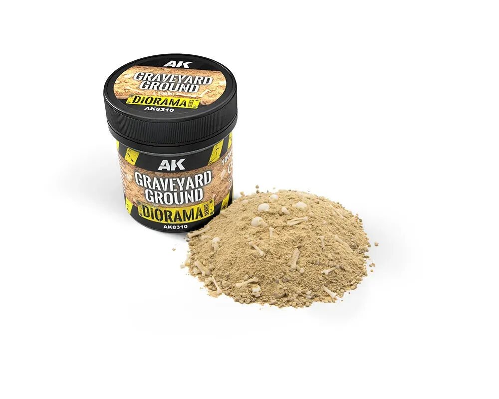 AK Interactive Dioramas: Graveyard Ground 100ml - AK8310