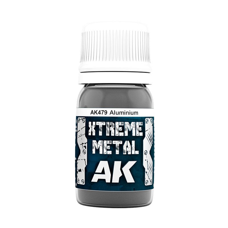 AK Interactive Xtreme Metal Aluminium Enamel Paint 30ml - AK479