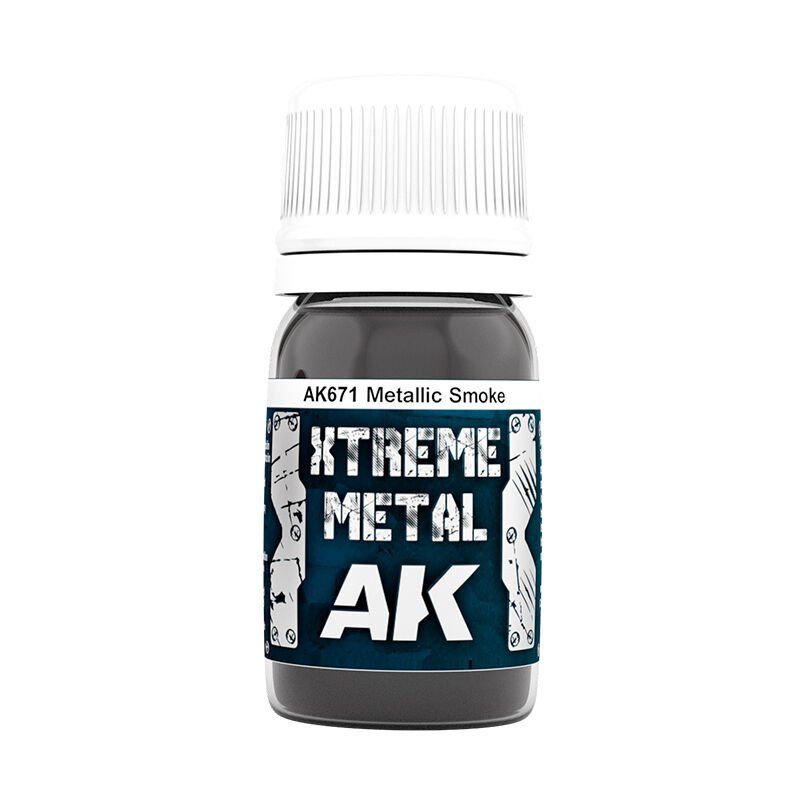 AK Interactive Xtreme Metal Smoke Metallic Enamel Paint 30ml - AK671