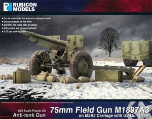 Rubicon Models - 75mm Field Gun M1897A3